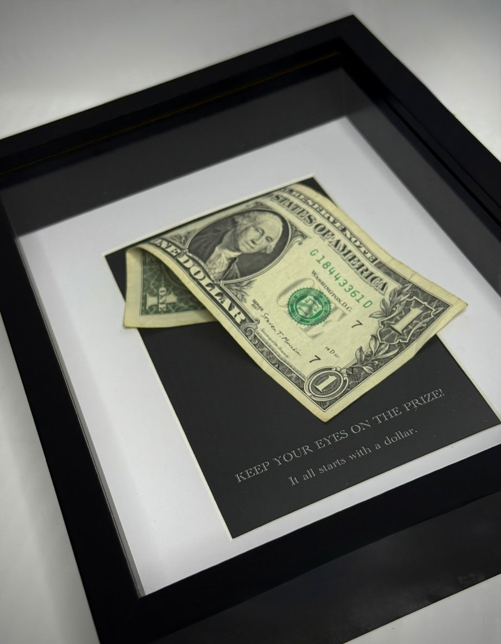 IT ALL STARTS WITH A DOLLAR