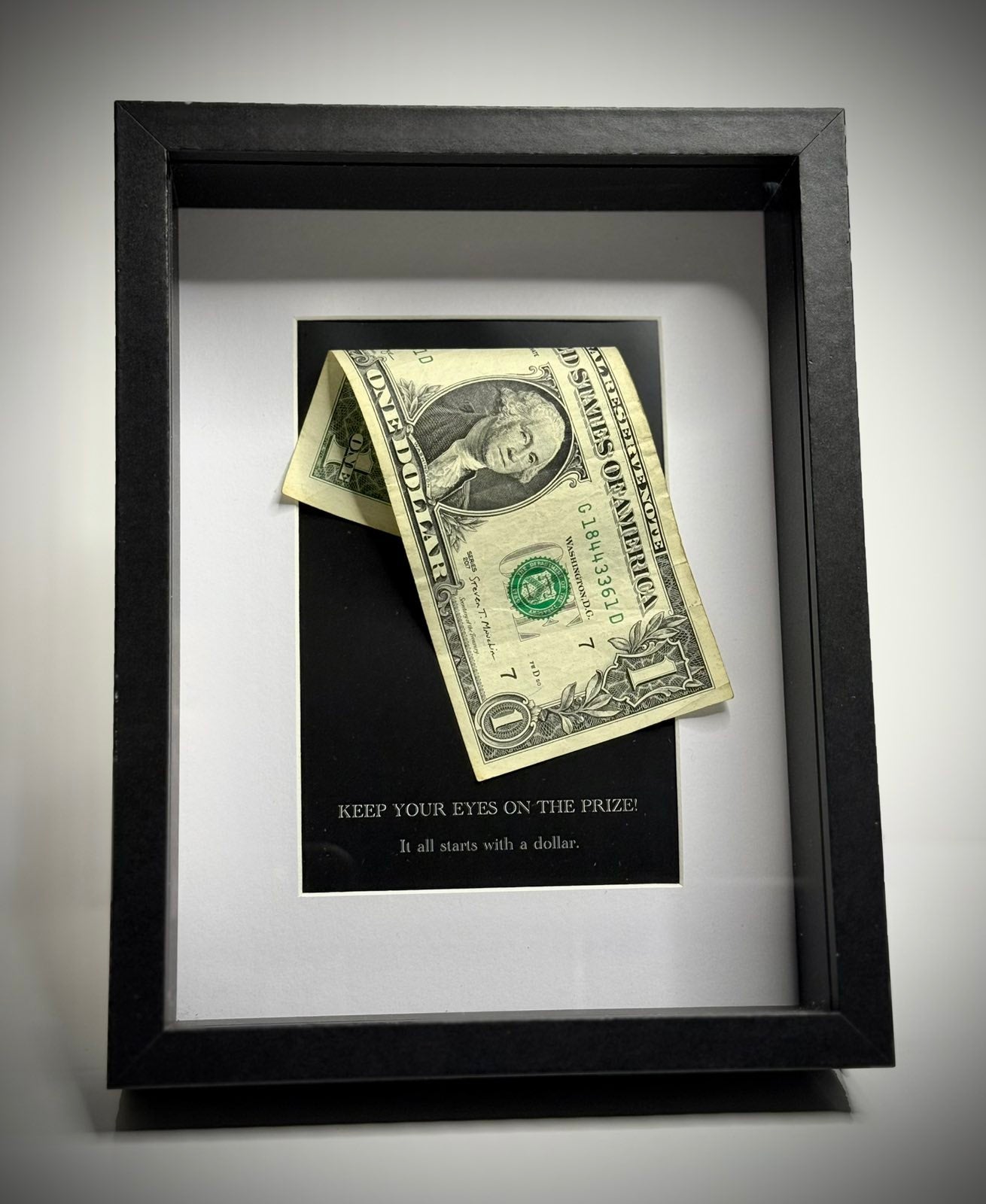 IT ALL STARTS WITH A DOLLAR