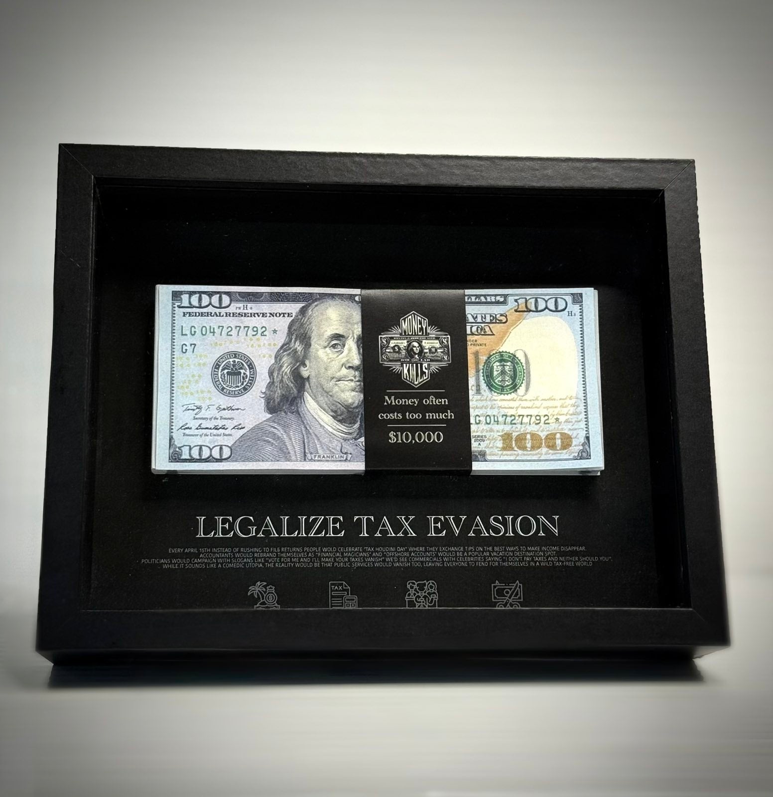 LEGALIZE TAX EVASION FRAME